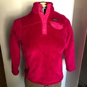 PATAGONIA T SNAP PULLOVER GIRLS M FLEECE JACKET